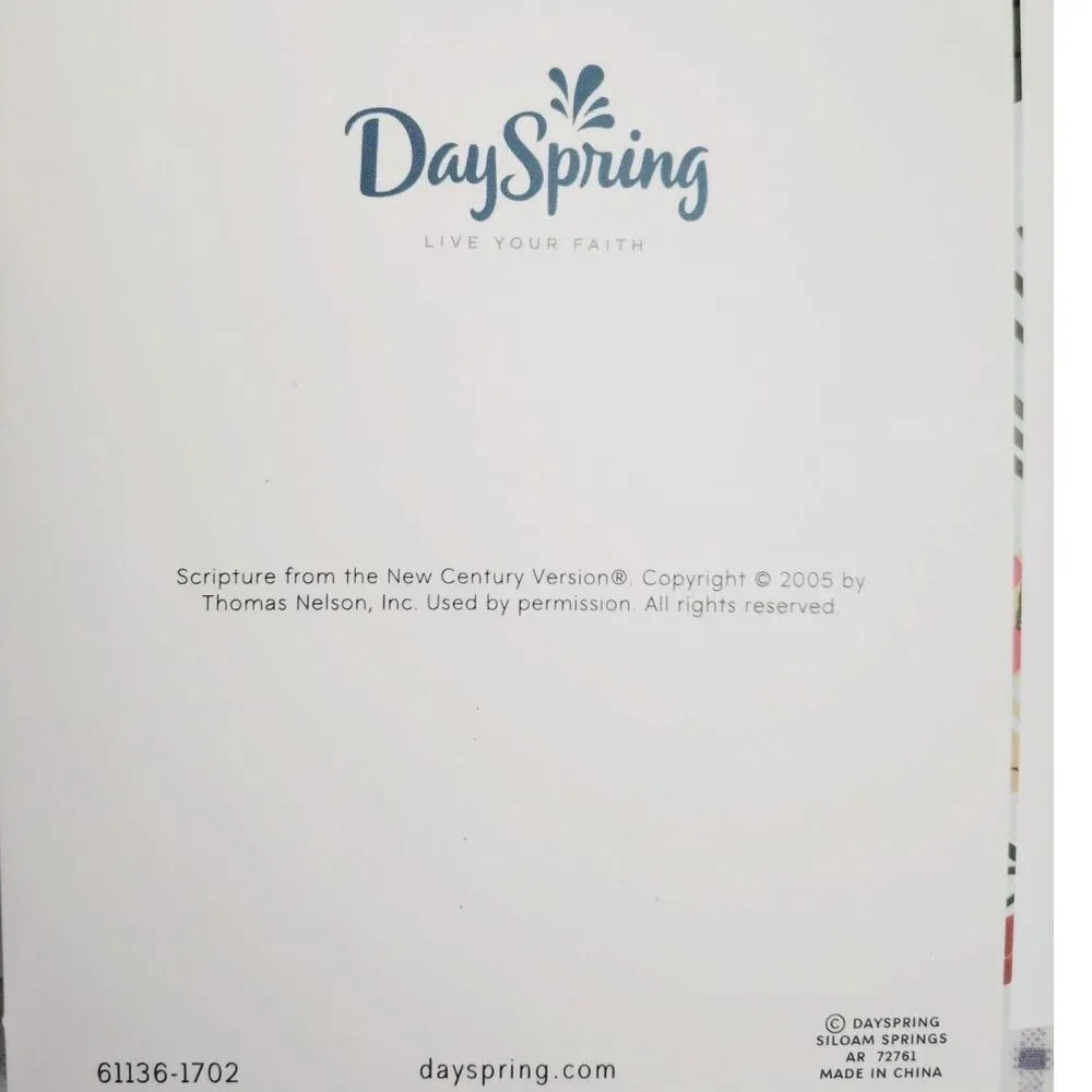 Lot of 8 Dayspring Christmas Cards